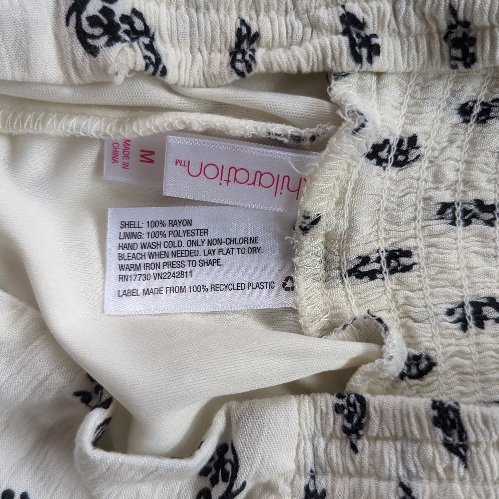 ๐ 4 for $25 ๐ Xhilaration Boho Lounge Pull On Wide Leg Pants Size Medium - Picture 7 of 13
